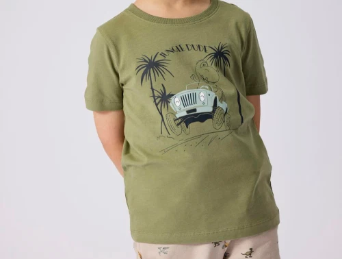 Name It oil green jungle dude t-shirt